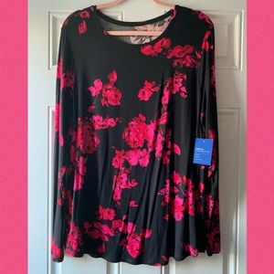 ❗️NWT❗️XXL Floral long sleeve